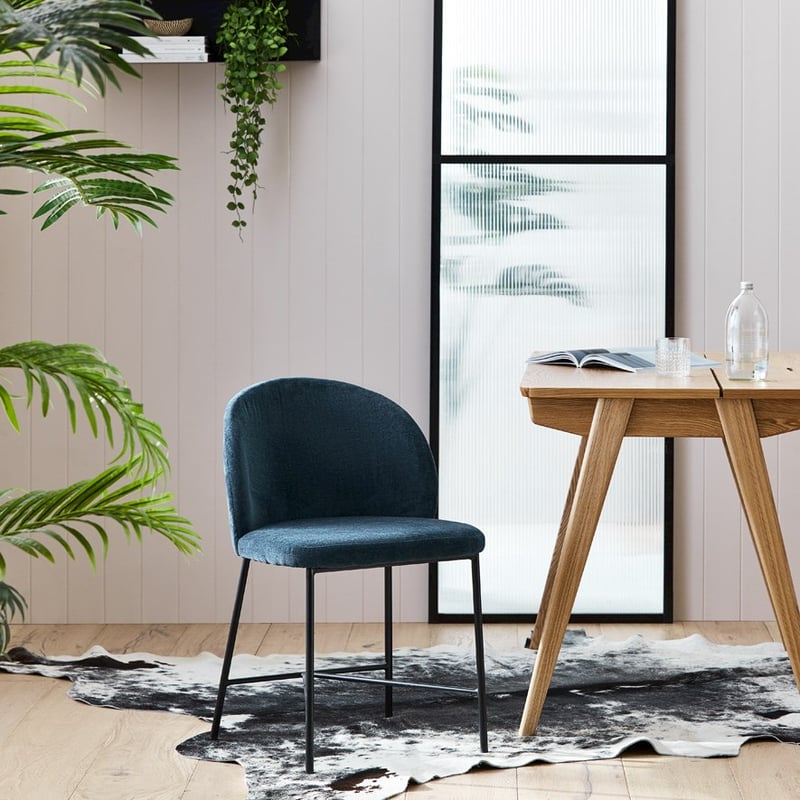 Miami Dining Collection Petrol Blue Dining Chair