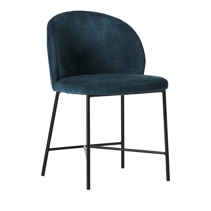 Miami Dining Collection Petrol Blue Dining Chair
