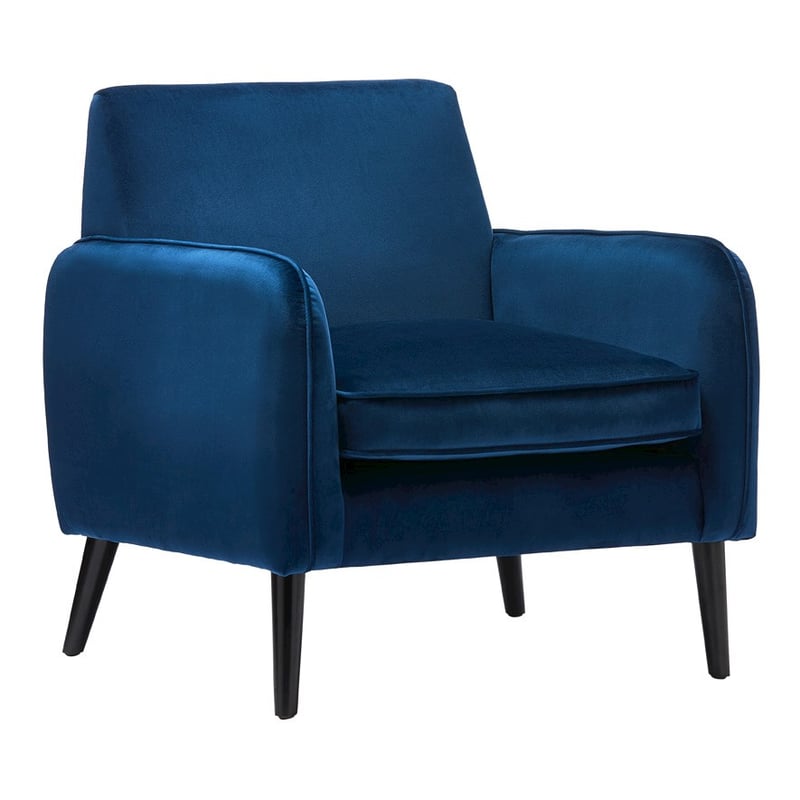 Portland Indigo Velvet Chair