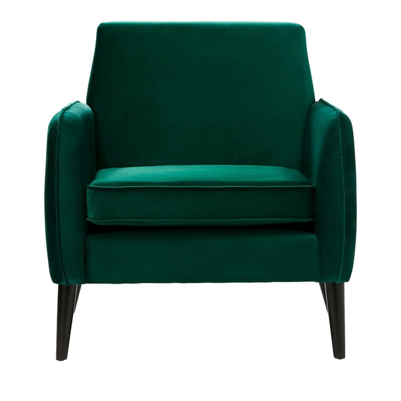 Portland Hunter Green Velvet Chair