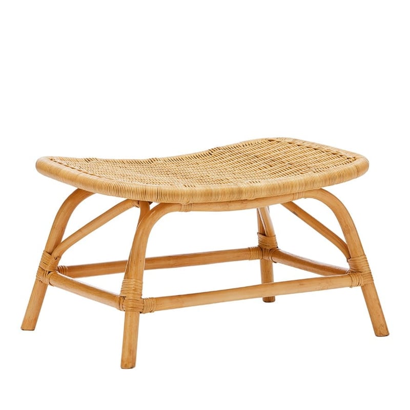 Capri Rattan Natural Foot Stool