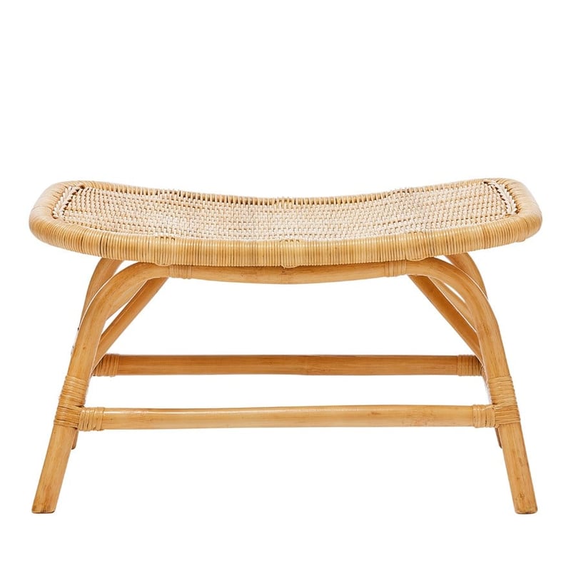 Capri Rattan Natural Foot Stool
