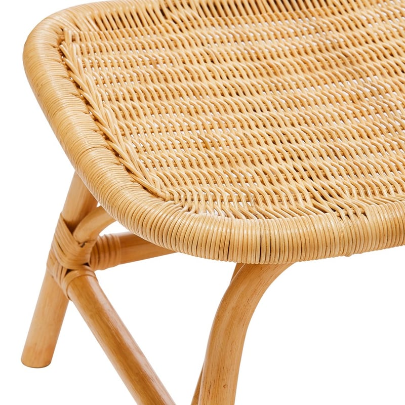 Capri Rattan Natural Foot Stool