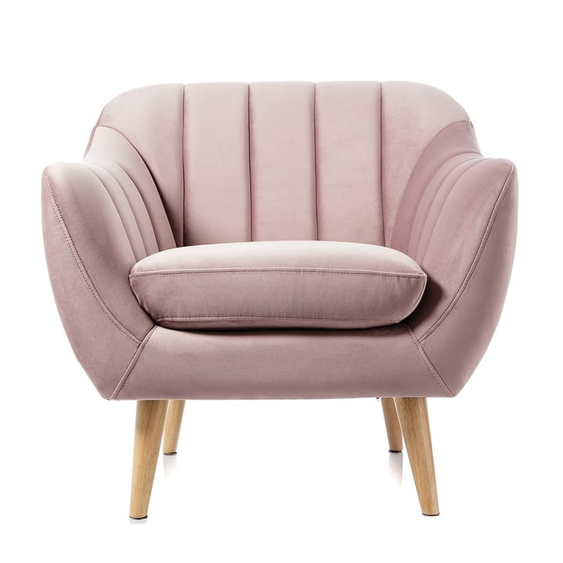 Kensington 1 Seater Chair Rose Pink