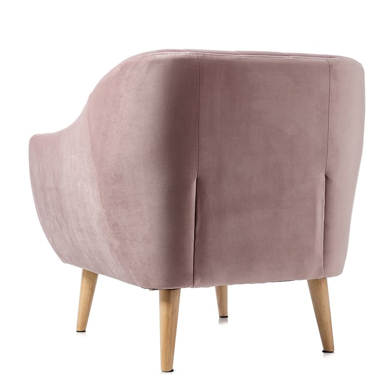 Kensington 1 Seater Chair Rose Pink