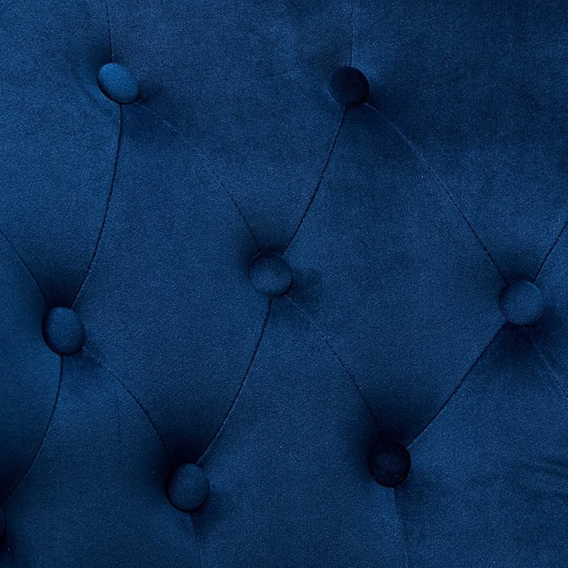 Bella Indigo Velvet Chair