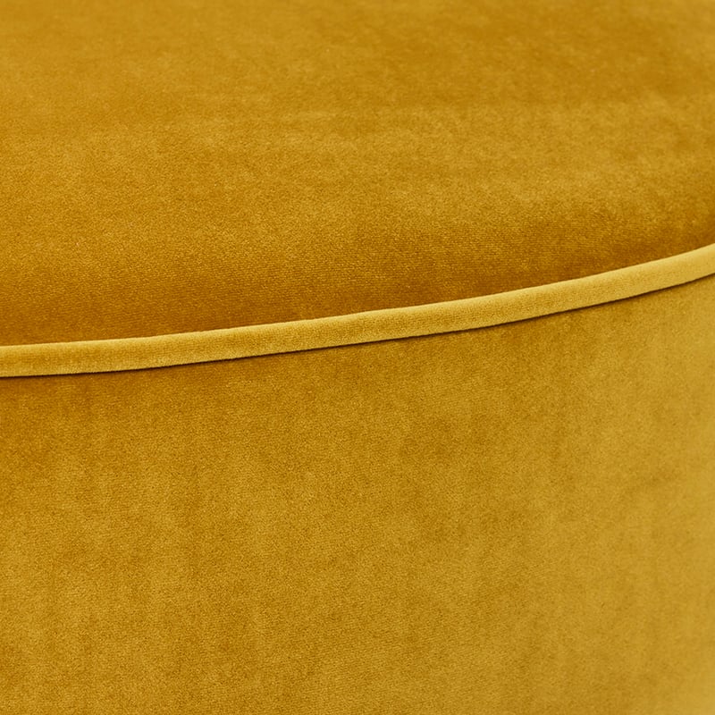 Ariel Mustard Velvet Chair