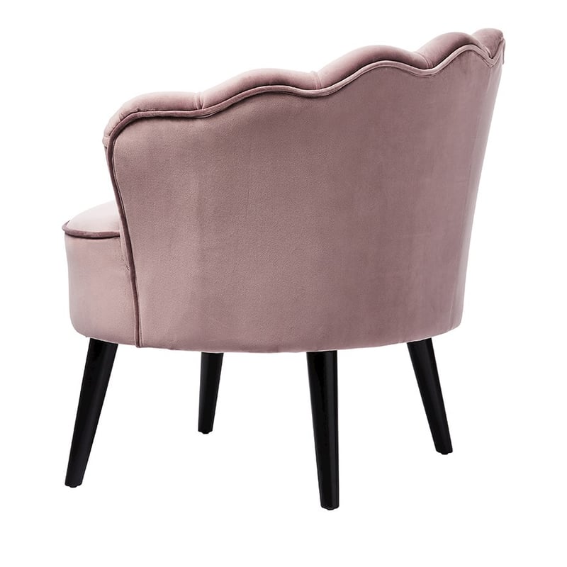Ariel Rose Pink Velvet Chair