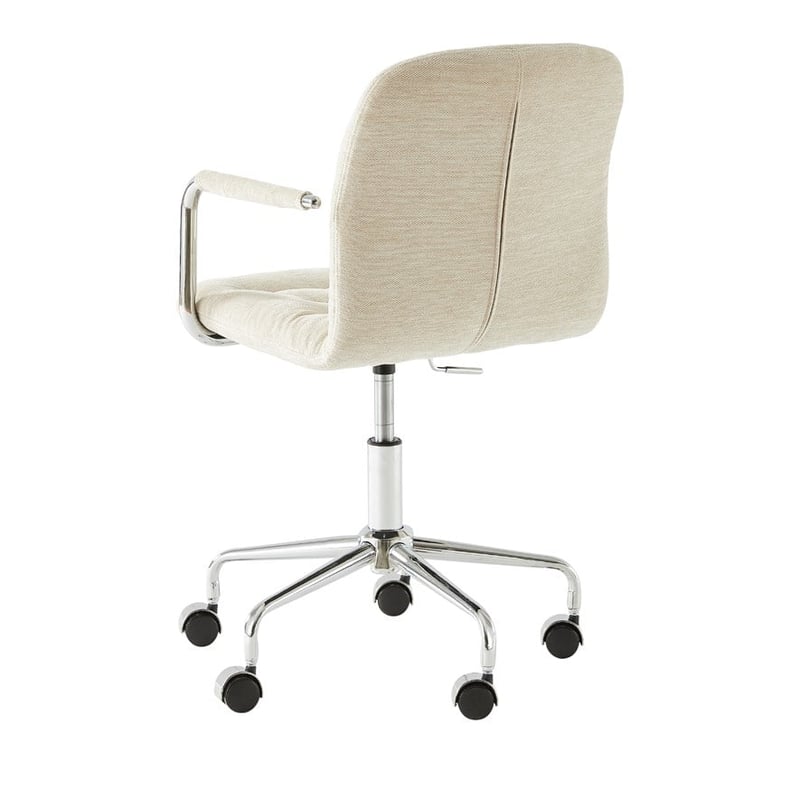 Colmar Natural & Chrome Desk Chair