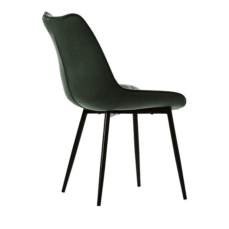 Montreal Dining Chairs Set of 2 Olive Velvet