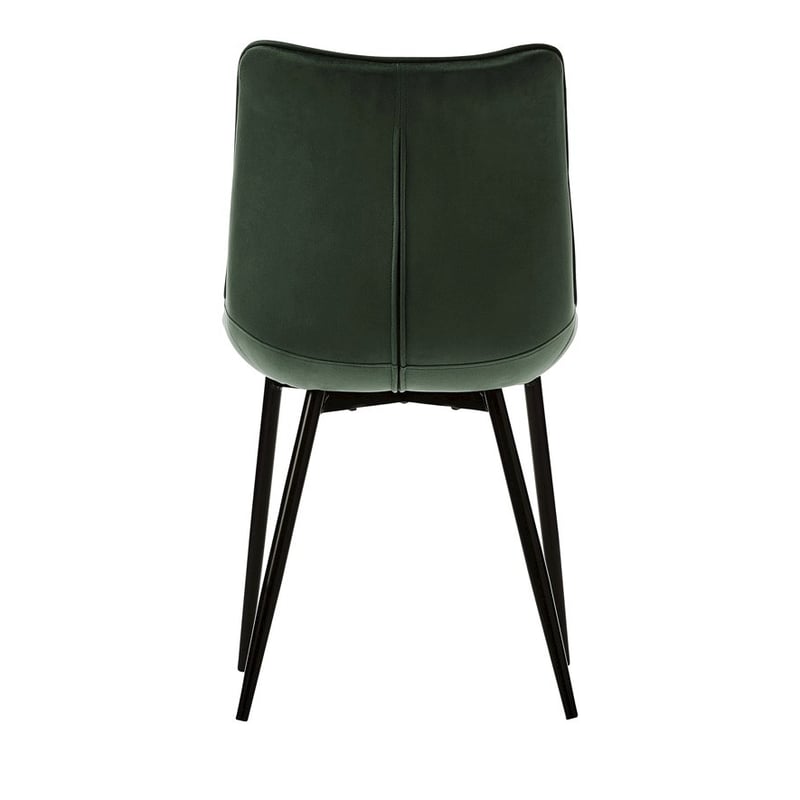 Montreal Dining Chairs Set of 2 Olive Velvet