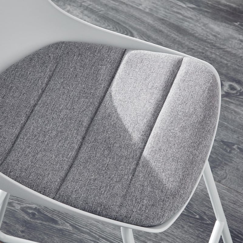 Alaska Dining Collection  White & Grey Counter Stool