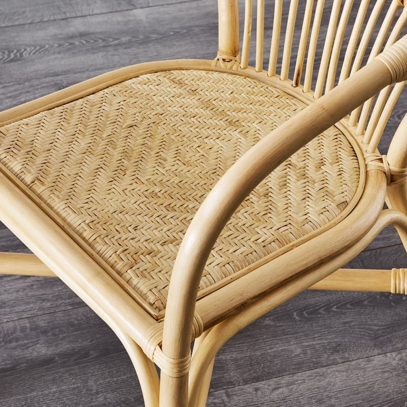 Cayman Rattan Keni Natural Dining Chair