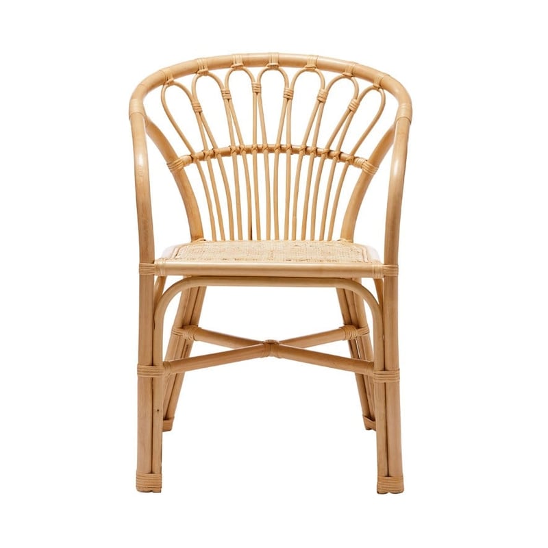Cayman Rattan Keni Natural Dining Chair