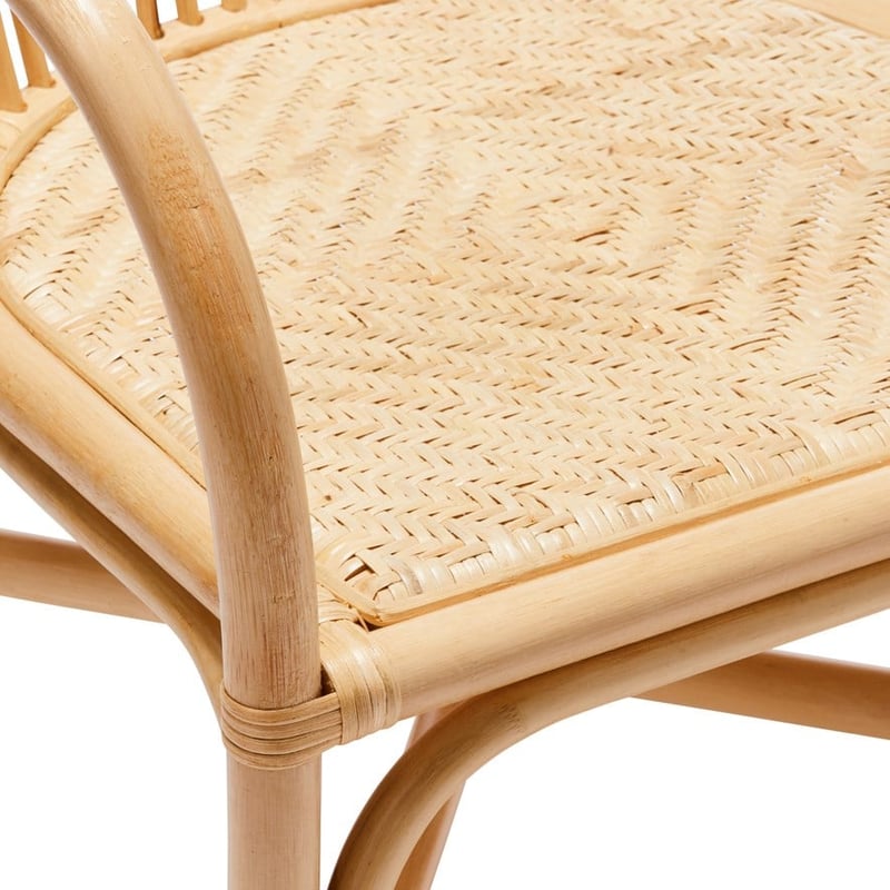 Cayman Rattan Keni Natural Dining Chair