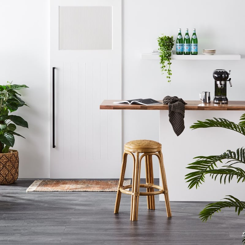 Bahama Rattan Natural Bari Counter Stool