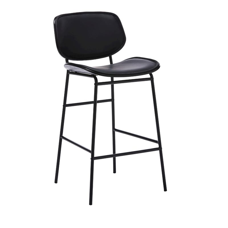 Seattle Black Counter Stool