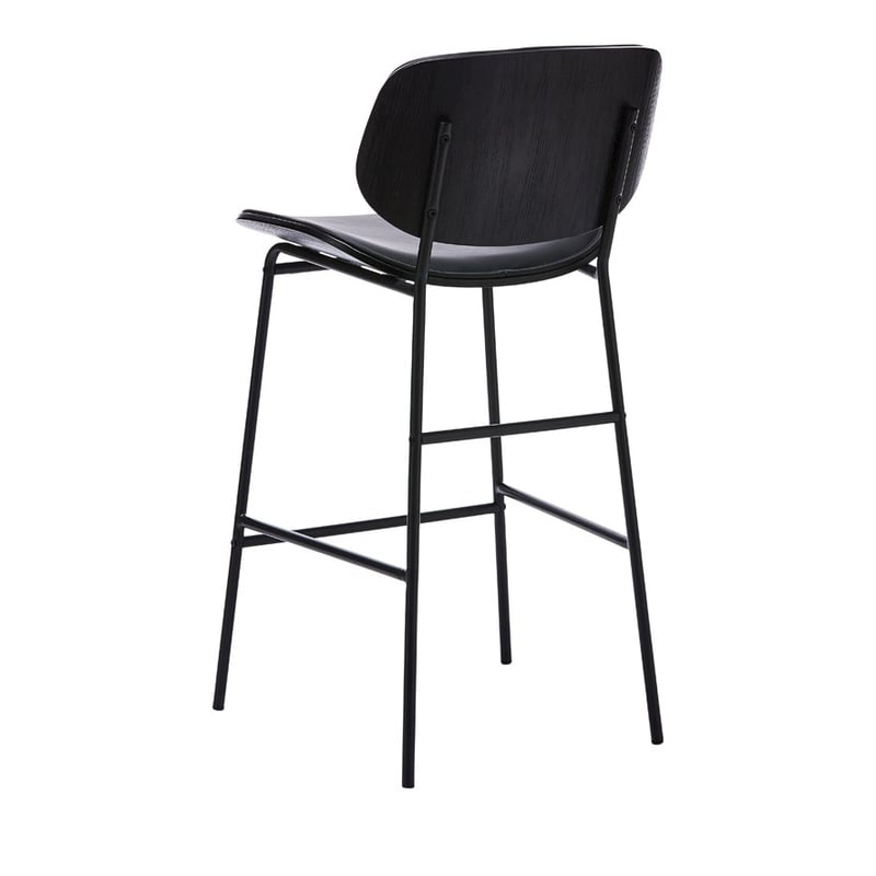 Seattle Black Counter Stool