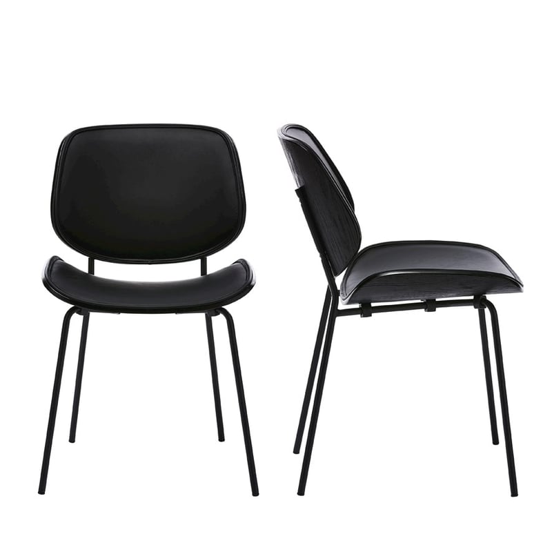 Seattle Black Dining Chair Set of 2
