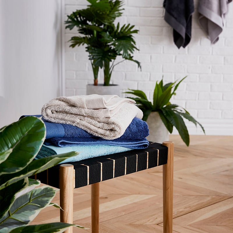 Ravello Woven Single Stool Ash & Black