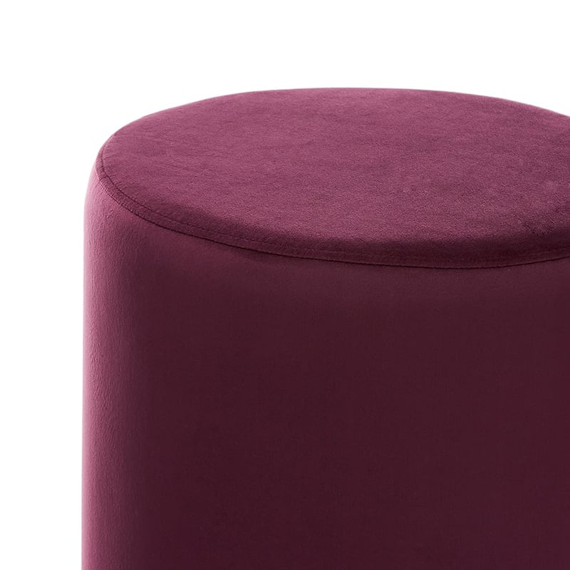 Oakland Ottoman Burgundy