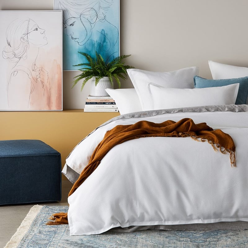 Dali Petrol Blue Ottoman 