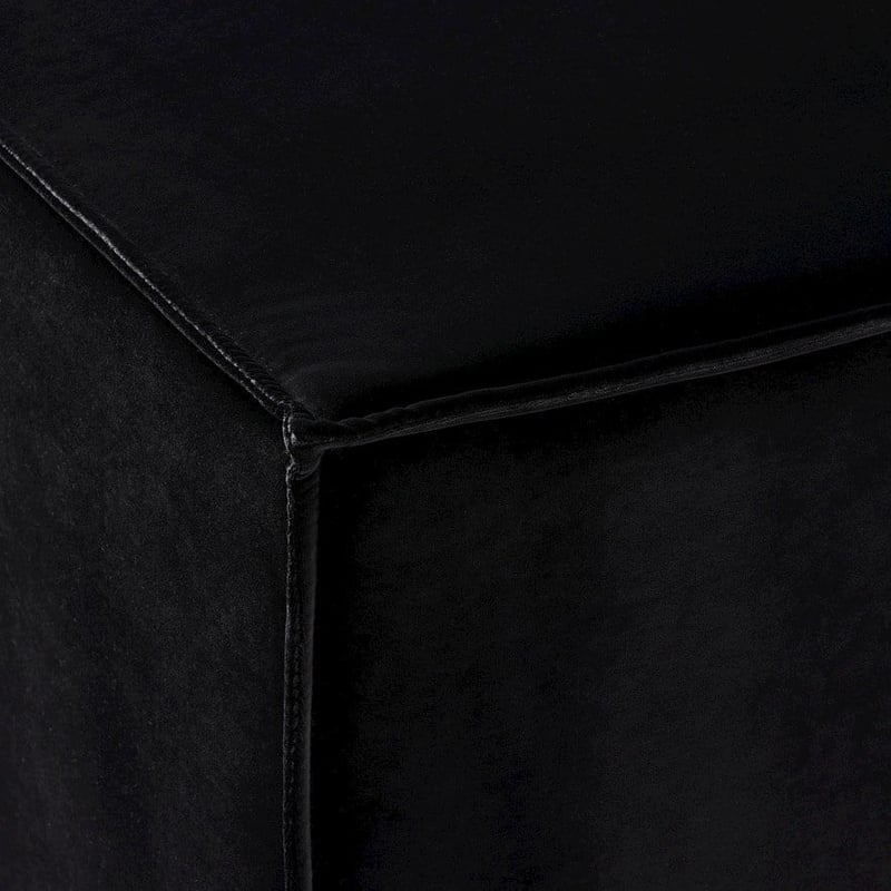 Dali Black Ottoman 