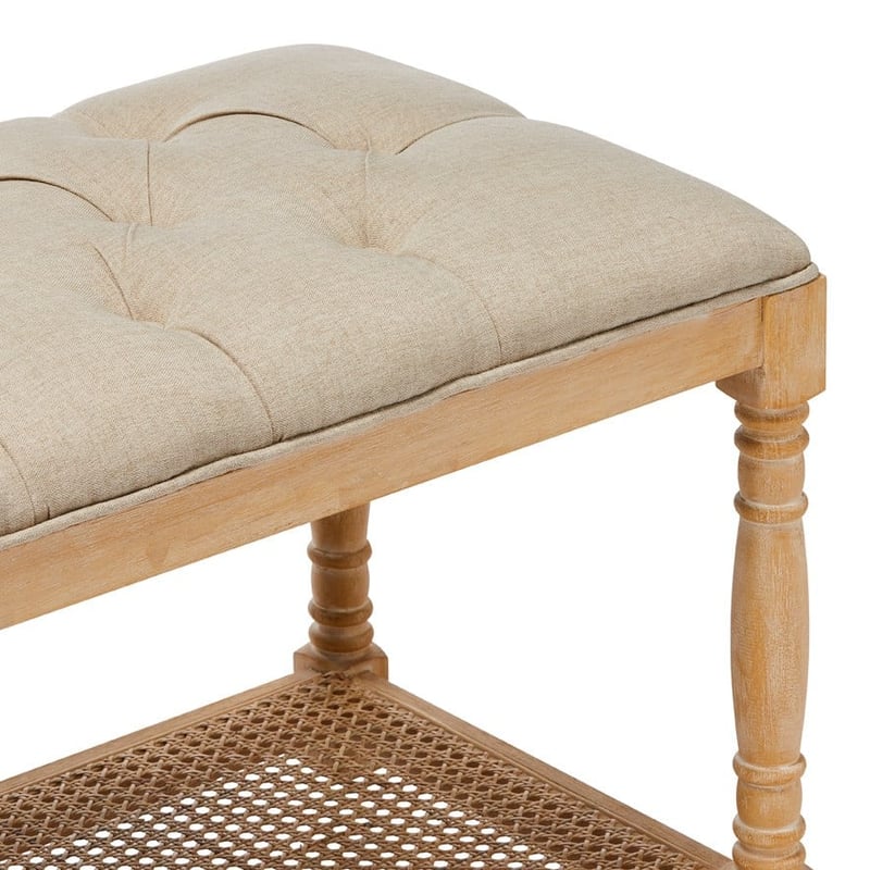 Sorrento Natural Bench Seat