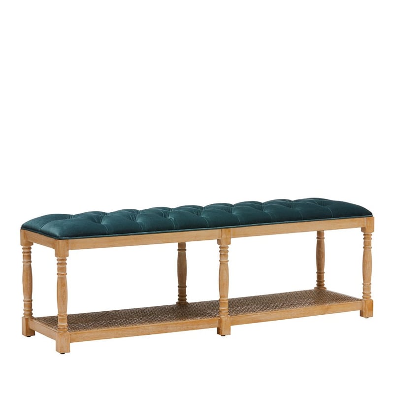 Sorrento Ocean Velvet Bench Seat