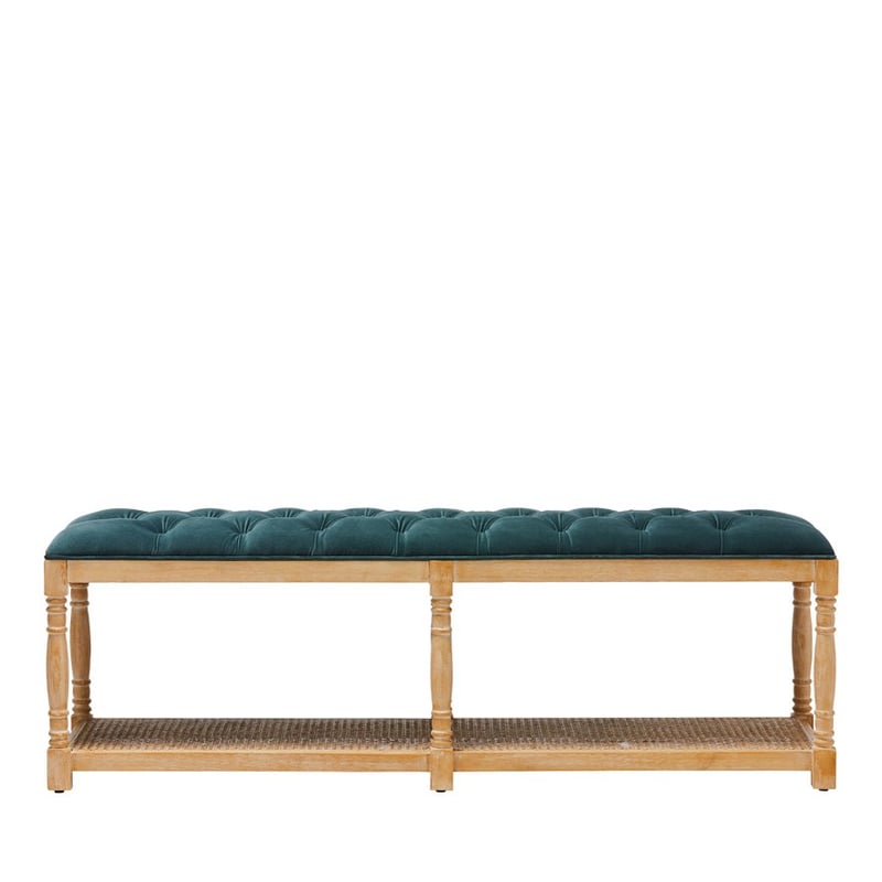 Sorrento Ocean Velvet Bench Seat