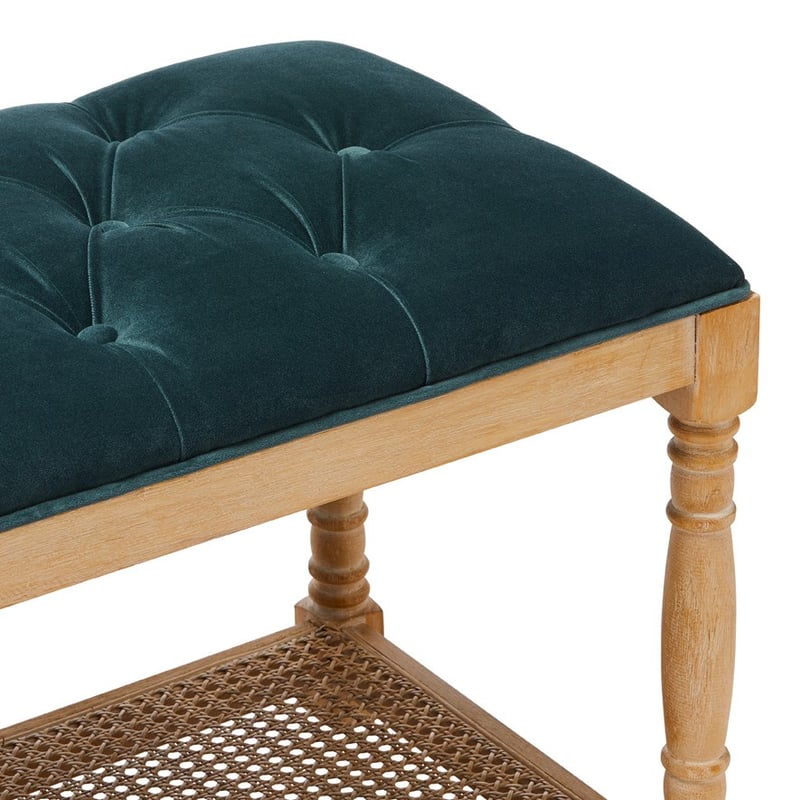 Sorrento Ocean Velvet Bench Seat