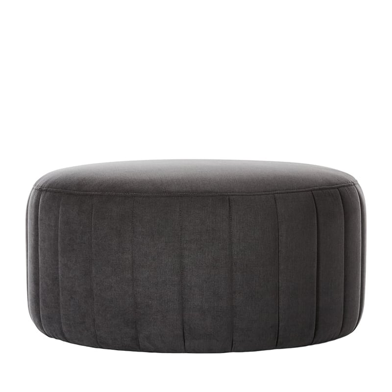 Kensington Large Coal Ottoman