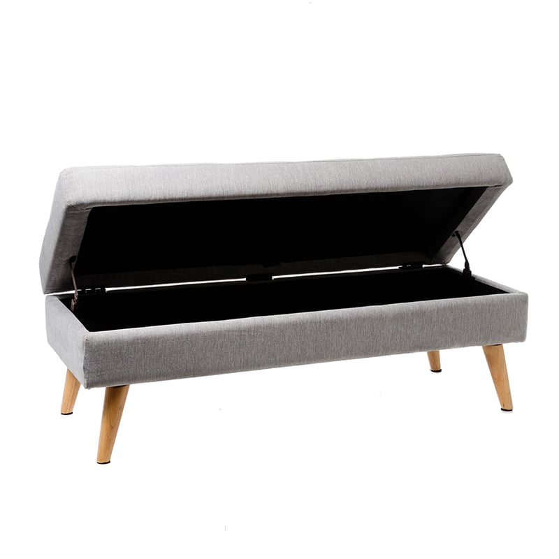 Highbury Storage Bench Grey