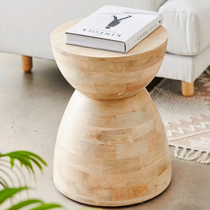Amira Natural Halo Side Table/Stool 