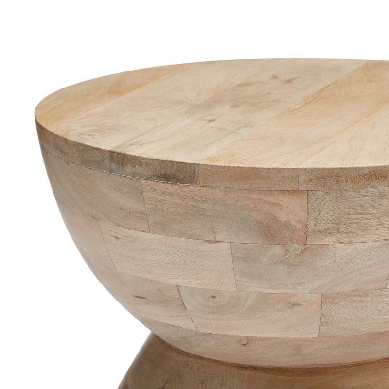 Amira Natural Halo Side Table/Stool 