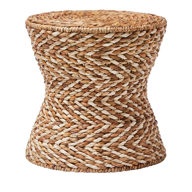 Havana Two Tone Hourglass Natural Side Table