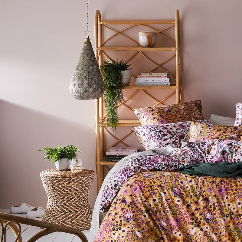 Havana Two Tone Hourglass Natural Side Table