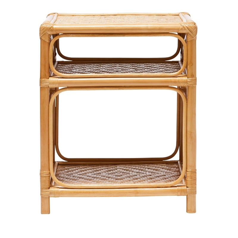 Marrakesh Rattan 1 Shelf Side Table