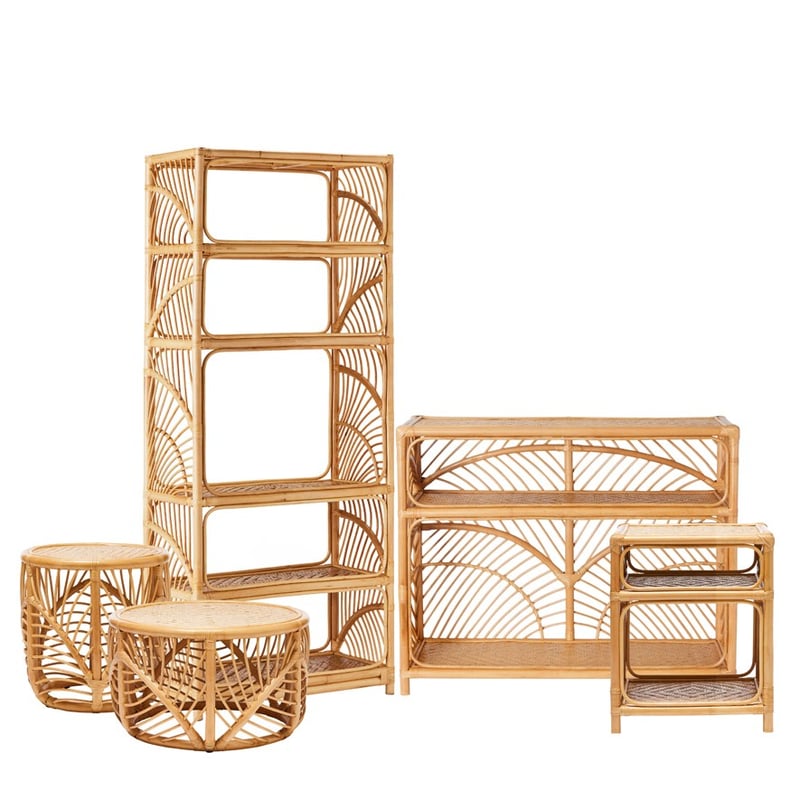 Marrakesh Rattan 1 Shelf Side Table