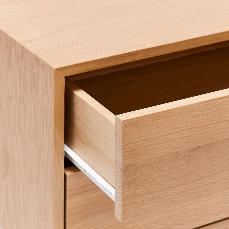 Newtown Natural & Black Side Table