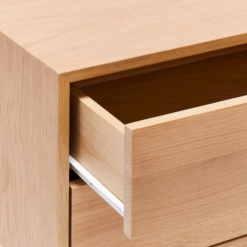 Newtown Natural & White Side Table