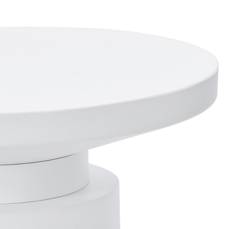 Orson White Side Table