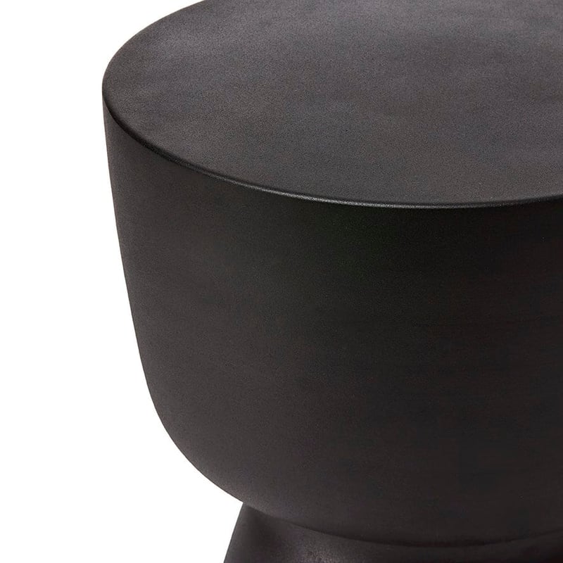 Mark Tuckey Black Metal Egg Cup Side Table