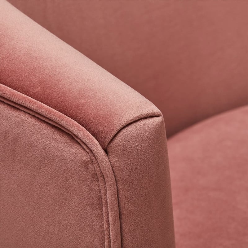 Monroe Rouge Velvet Chair