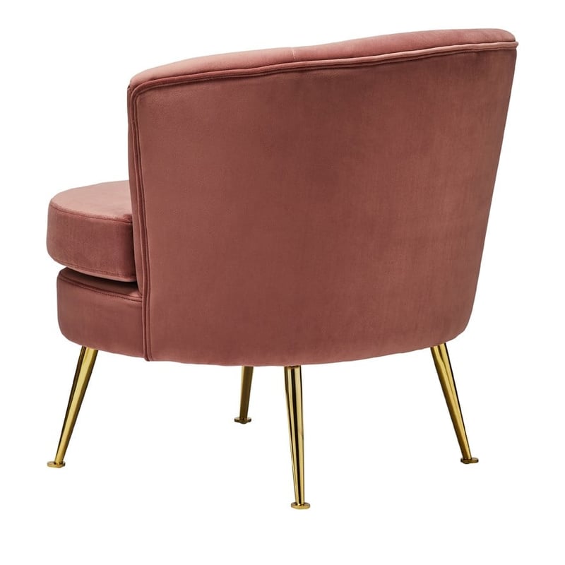 Monroe Rouge Velvet Chair