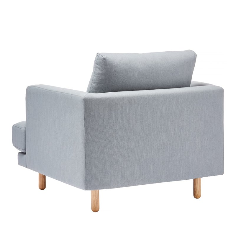 Virginia Dusty Blue 1 Seater Sofa