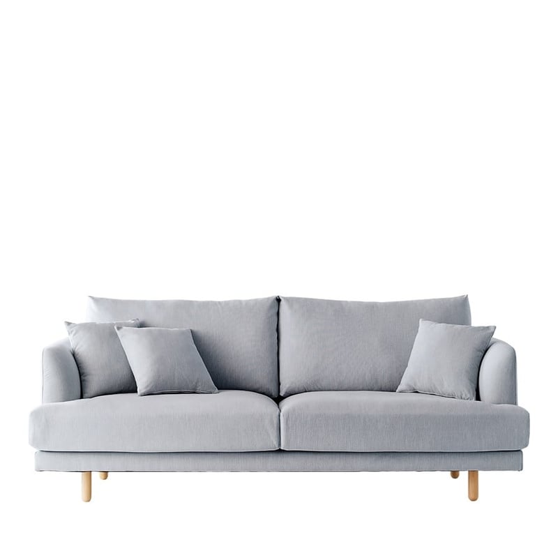 Virginia Dusty Blue 3 Seater Sofa