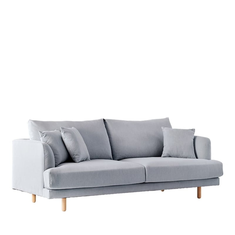 Virginia Dusty Blue 3 Seater Sofa