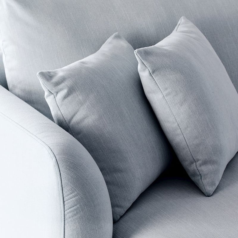 Virginia Dusty Blue 3 Seater Sofa