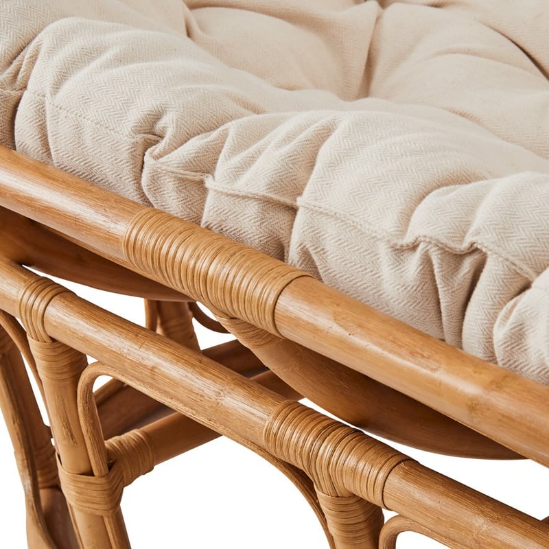 Cayman Honey & Natural Rattan Papasan 177cm